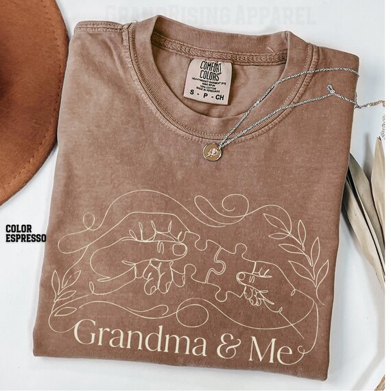 Grandma And Me Puzzle Shirt